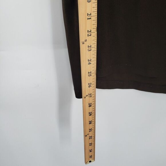 Maggie Barnes 2 Piece Cardigan Tank Top Set Womens 1x 2x Brown Slinku Knit - Picture 8 of 12